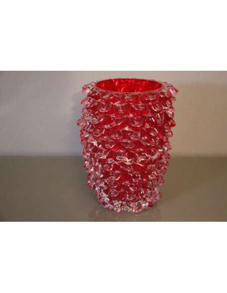 Vintage vase en verre de Murano du 20ème siècle-Bozaart
