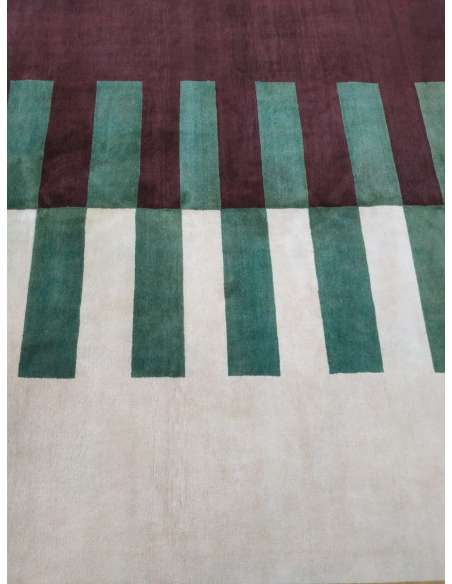 Art Deco wool rug + Modern design, year 30-Bozaart