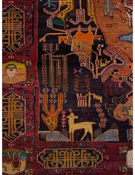 Antique Central Asian Carpet 1960's-Bozaart