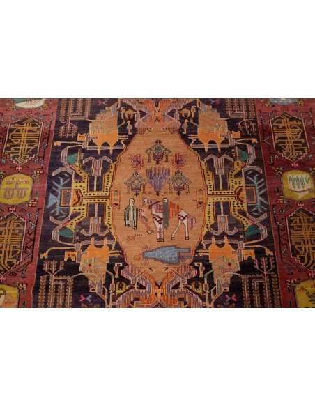 Antique Central Asian Carpet 1960's-Bozaart