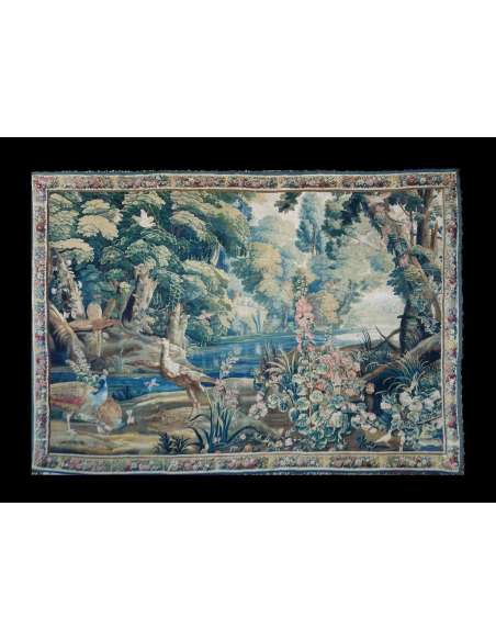Wool tapestry + Louis XV period-Bozaart