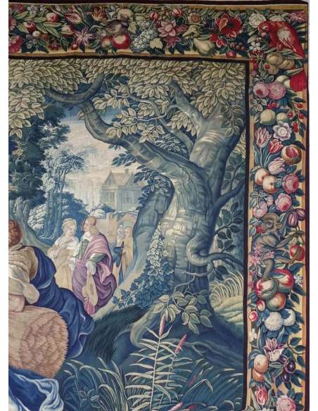 17th Century Wool Tapestry. Ateliers D'Anvers-Bozaart