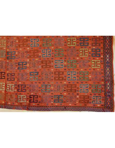 Oriental wool carpet from the 19th century-Bozaart