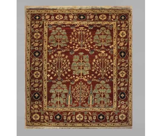 MOGHOL Wool+ Orientalist rug from the 20th century