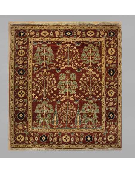 MOGHOL Wool+ Orientalist rug from the 20th century-Bozaart