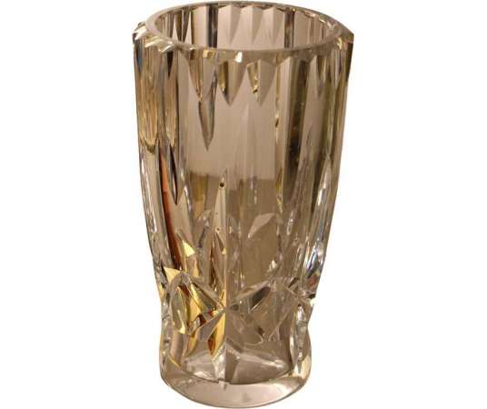 Vase vintage en cristal du 20ème siècle