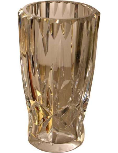 Vintage crystal vase from the 20th century-Bozaart