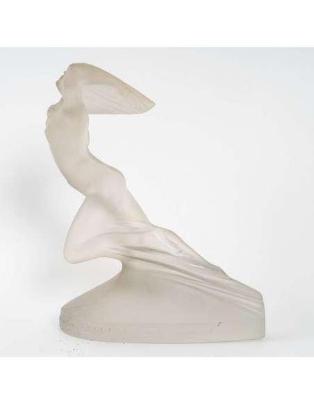 Statuette côte d'azur pullman express du 20ème siècle par René Lalique-Bozaart