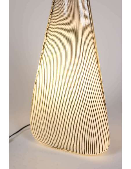 Lampe vintage en verre de Murano du 20ème siècle par Lino Tagliapietra-Bozaart