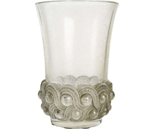 Vase « GAO » en verre par René Lalique du 20ème siècle