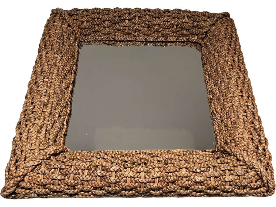Vintage rope mirror+ from the 20th century