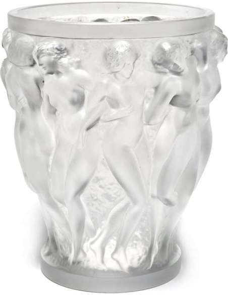 Bacchantes vase by Lalique France from the 20th century-Bozaart