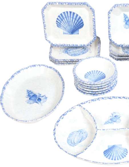 Ceramic table service from the 20th century by Ceramica Due Torri-Bozaart