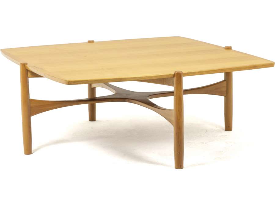 Vintage cherrywood coffee table+ from the 20th century
