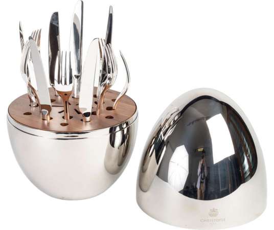 Christofle - 24 pieces set in silver metal
