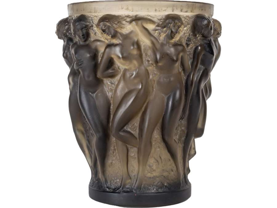 Vase Bacchantes par René Lalique du 20ème siècle