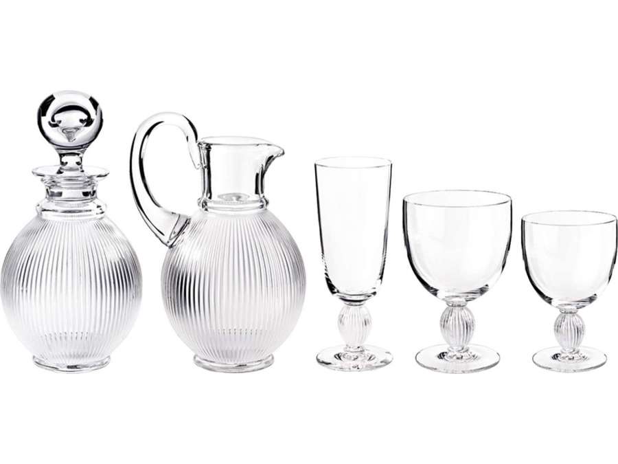Marc Lalique - Contemporary glass service+ in crystal