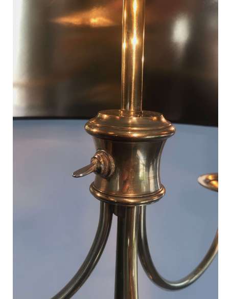 Floor lamp in neoclassical style in brass from the 20th century-Bozaart