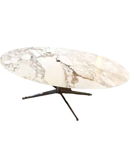 Oval Marble Table, Florence KNOLL-Bozaart
