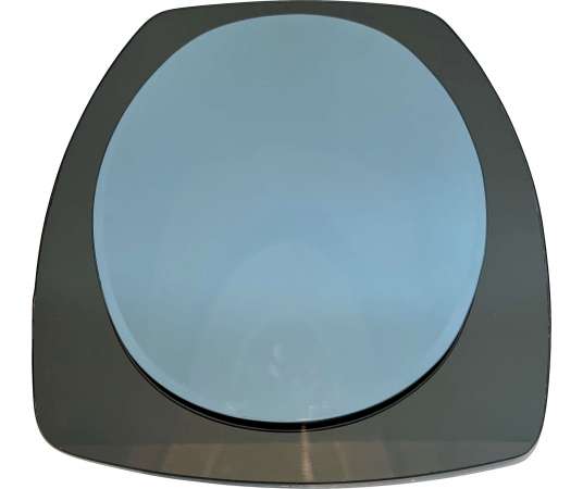 Miroir de Forme Ovale de Fontana Arte, Travail italien année 70