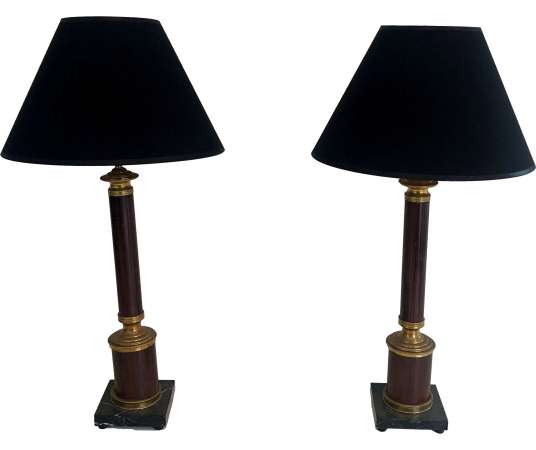 Paire de Lampes de Style Néoclassique Design moderne, année 40