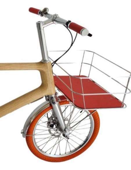 Vélo électrique en frêne, Hermès Paris-Bozaart