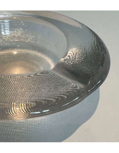 Crystal ashtray+ Contemporary work, year 70-Bozaart