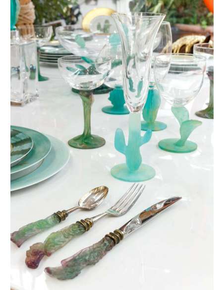 Service de Table contemporain en porcelaine de Daum, Hilton Mc CONNCO-Bozaart