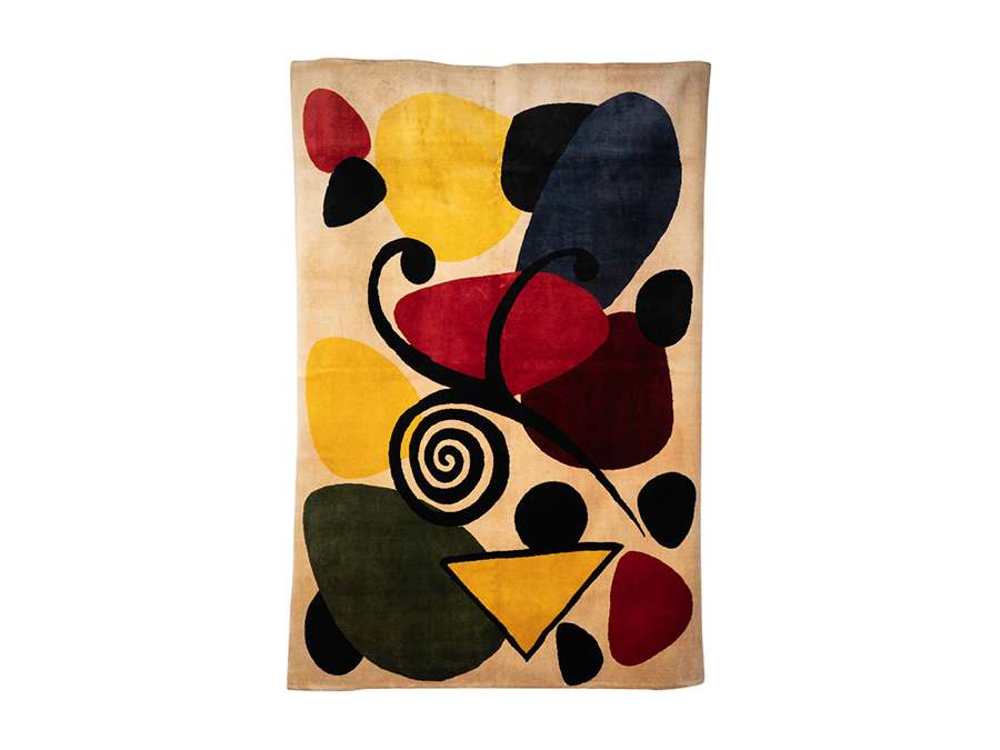 Wool rug by Alexander Calder + Contemporary work