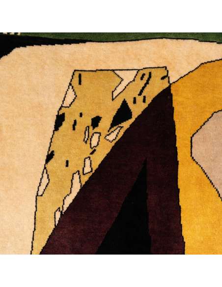 Tapis en Laine « Taureau II », Travail contemporain, Le Corbusier-Bozaart