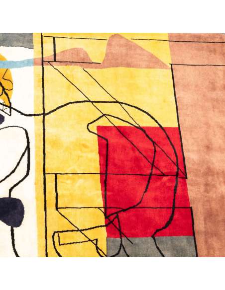 Tapis en laine contemporain, Le Corbusier-Bozaart