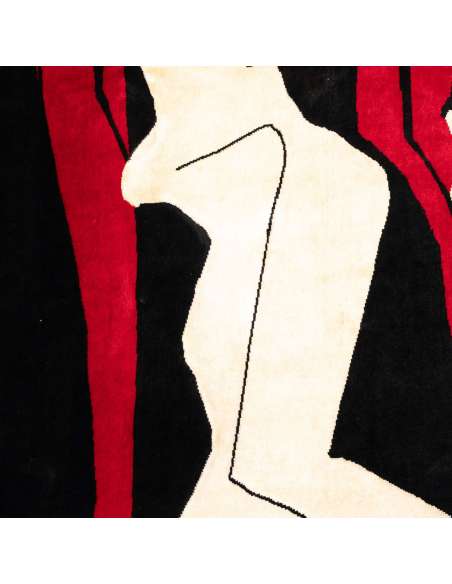 Wool rug contemporain, Le Corbusier-Bozaart