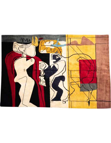 Wool rug contemporain, Le Corbusier-Bozaart