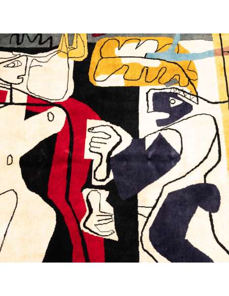 Tapis en laine contemporain, Le Corbusier-Bozaart