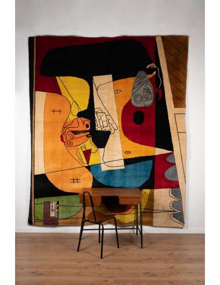 Tapis en Laine Le Corbusier, Travail contemporain,-Bozaart