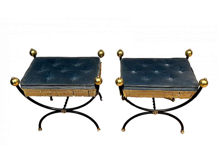 Tabourets de Style Néoclassique. Design contemporain, année 50