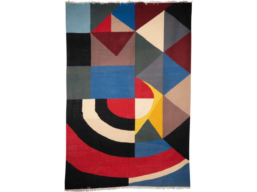 Wool carpet,+ Contemporary work by Sonia Delaunay