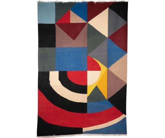 Wool carpet,+ Contemporary work by Sonia Delaunay