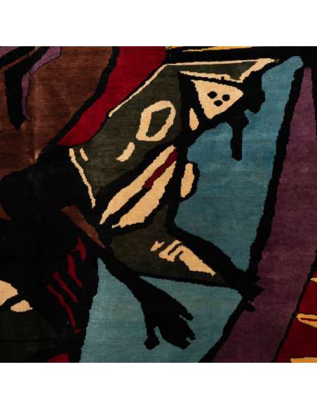 Wool rug,+ Contemporary work inspired by Francis Picabia-Bozaart