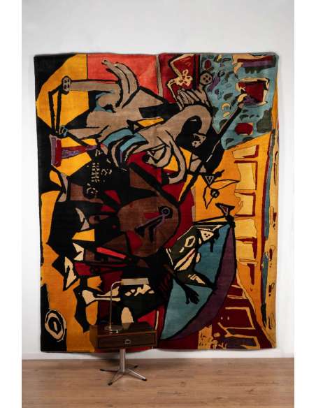 Tapis en Laine,+ Travail contemporain inspiré par Francis Picabia-Bozaart