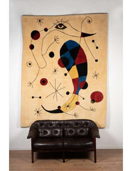 Wool carpet. Contemporary work by Joan Miro-Bozaart