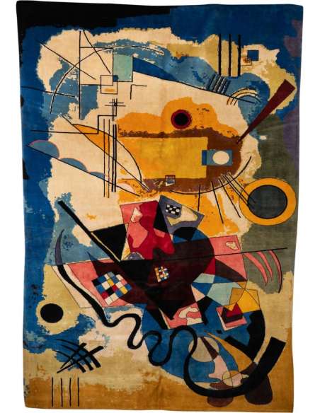 Tapis en Laine de Wassily Kandinsky. Travail contemporain-Bozaart