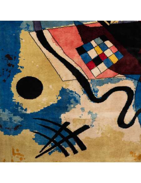 Wool rug by Wassily Kandinsky + Contemporary work-Bozaart