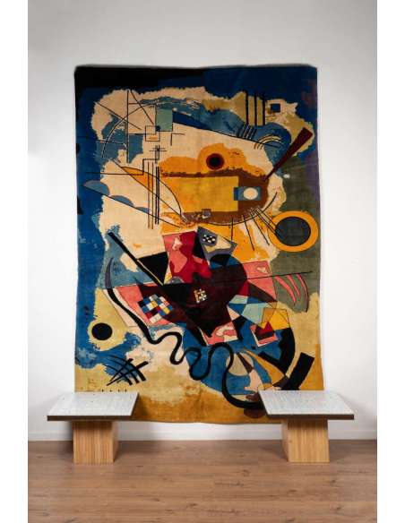 Wool rug by Wassily Kandinsky + Contemporary work-Bozaart