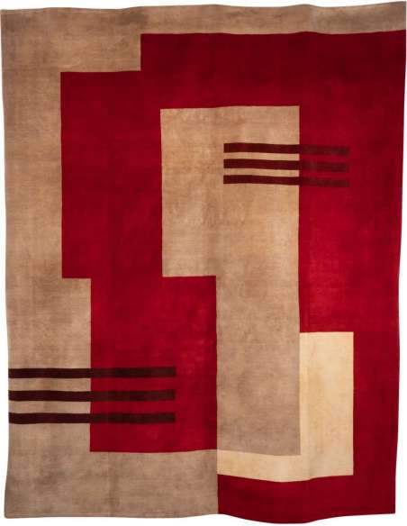 Wool rug inspired by Paul Haesaerts. Contemporary work-Bozaart