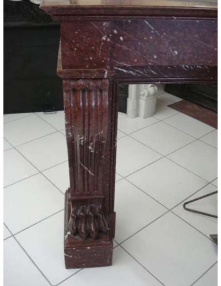 Pair of old Empire style fireplaces - 19th century-Bozaart