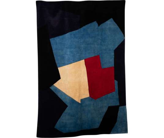 Tapis en Laine par Serge Poliakoff Travail contemporain