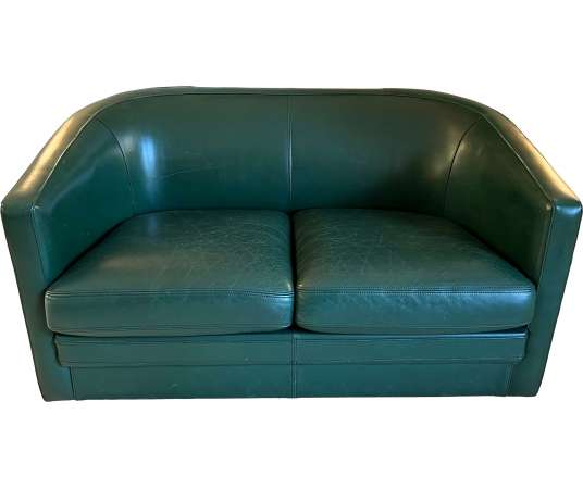 Art Deco style leather sofa Contemporary design