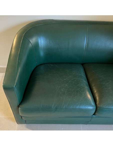Art Deco style leather sofa Contemporary design-Bozaart