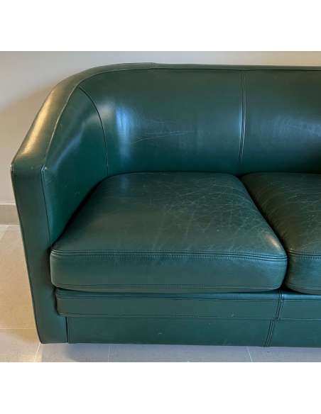 Art Deco style leather sofa Contemporary design-Bozaart